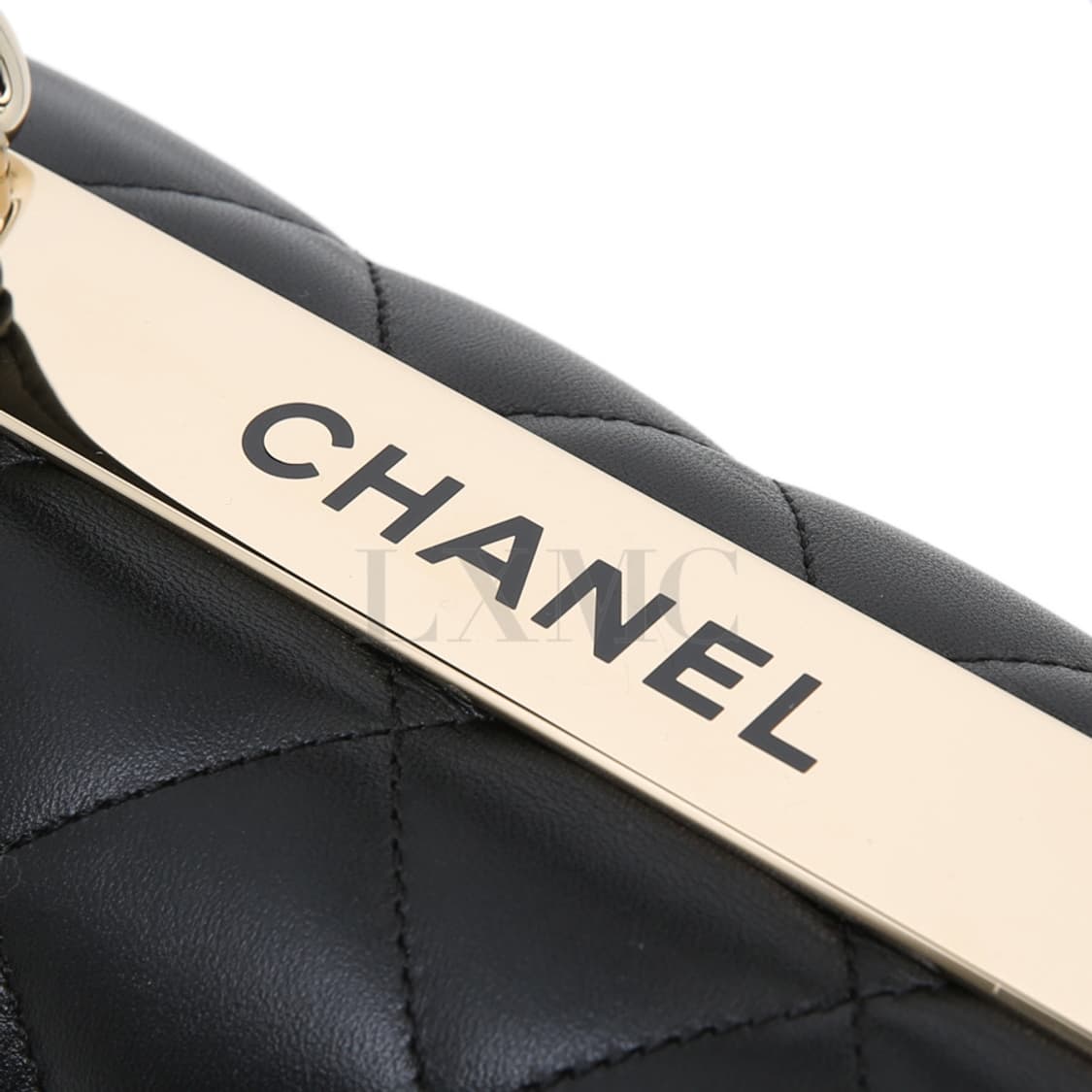 샤넬 트렌디 블랙 체인 숄더 CC 탑핸들 A92236 상품이미지10