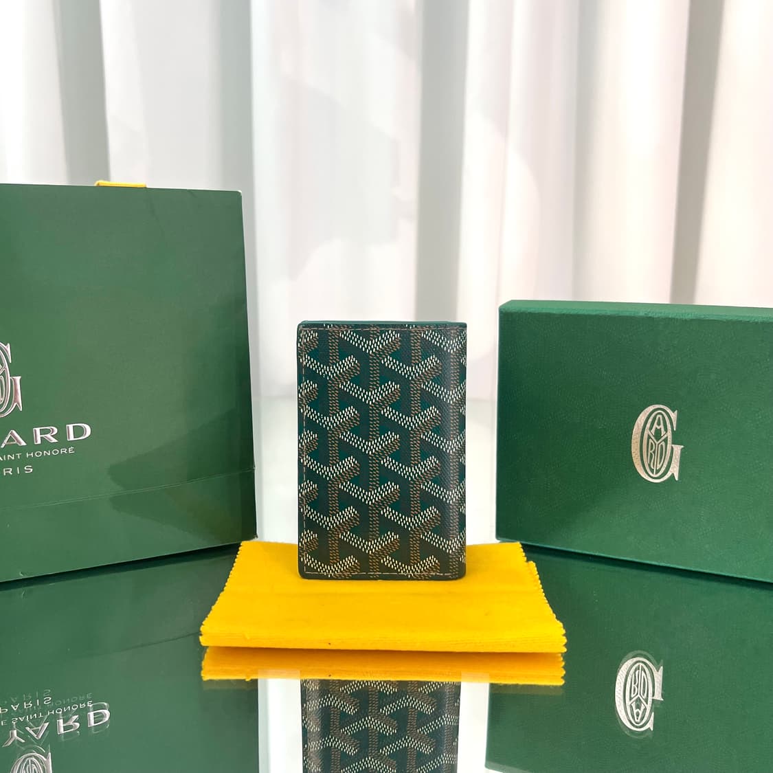 [새상품급/풀구성] 고야드 생피에르 카드지갑 그린 상품이미지2