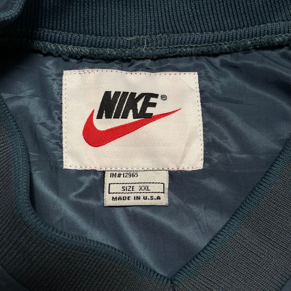 2XL 나이키 올드스쿨 브이넥 블루 웜업 상품이미지4