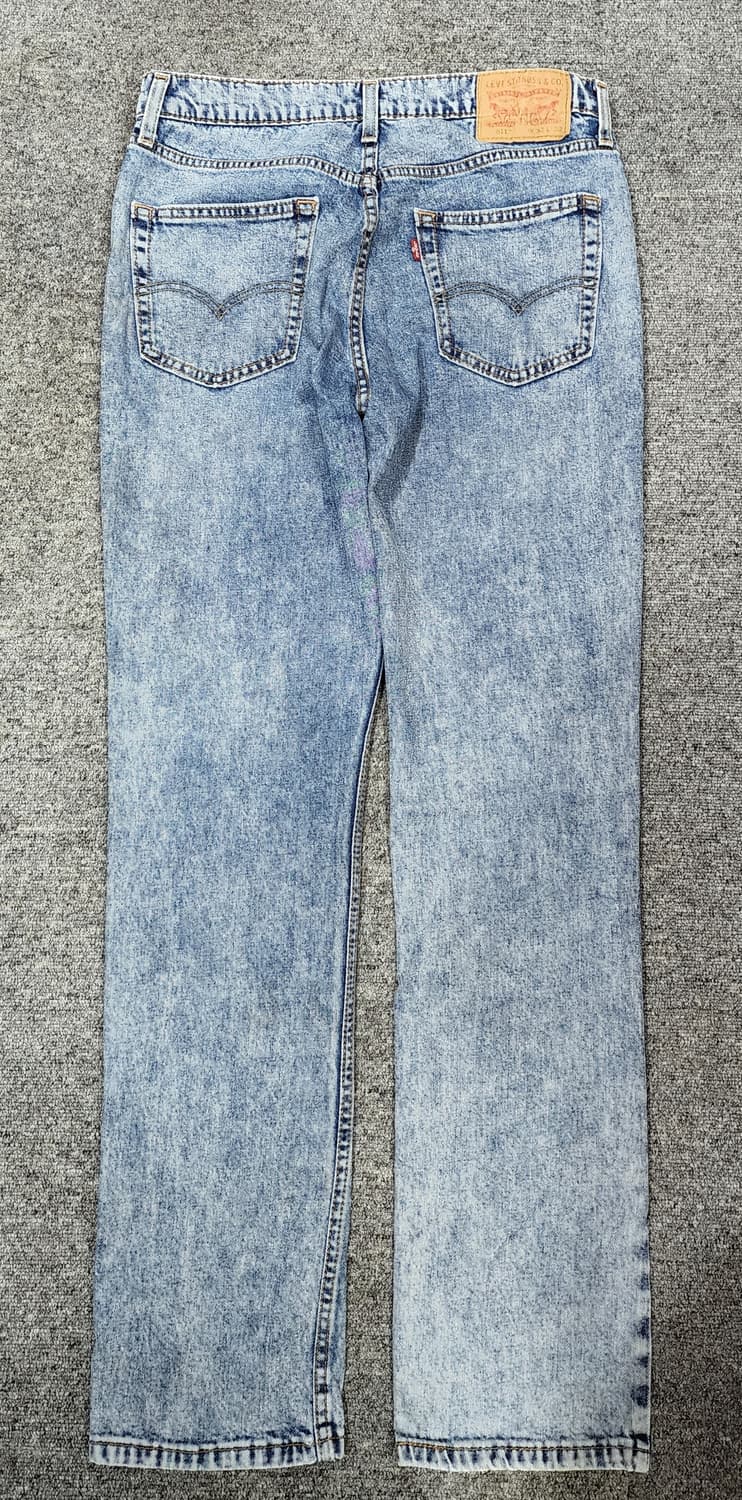 리바이스 511 슬림 패치 와펜 워싱 데님 팬츠 청바지 32x32 상품이미지2