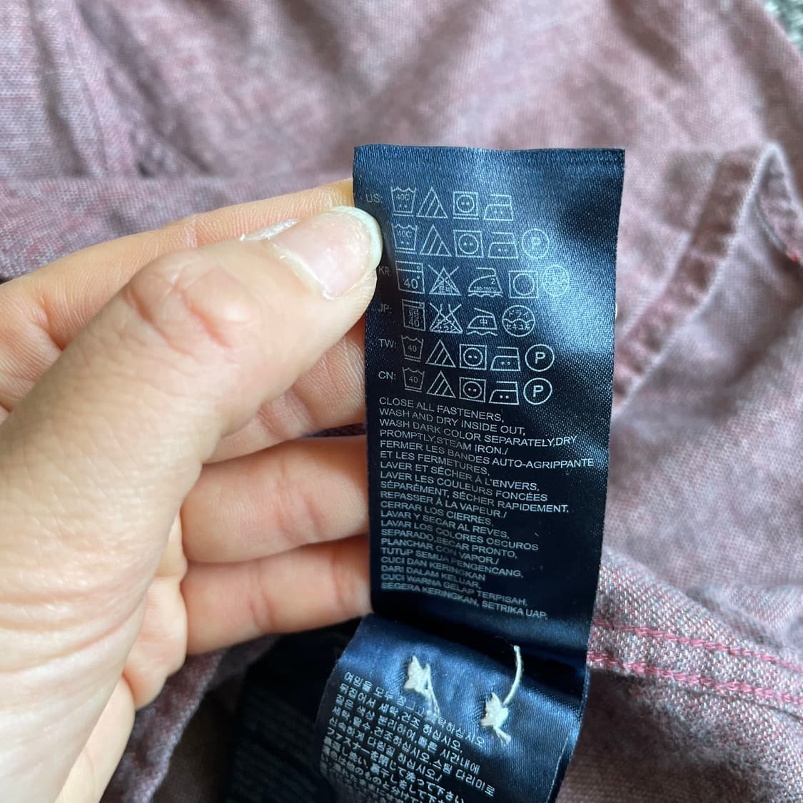 타미힐피거 뉴욕핏 원포켓 긴팔 셔츠 M 상품이미지6