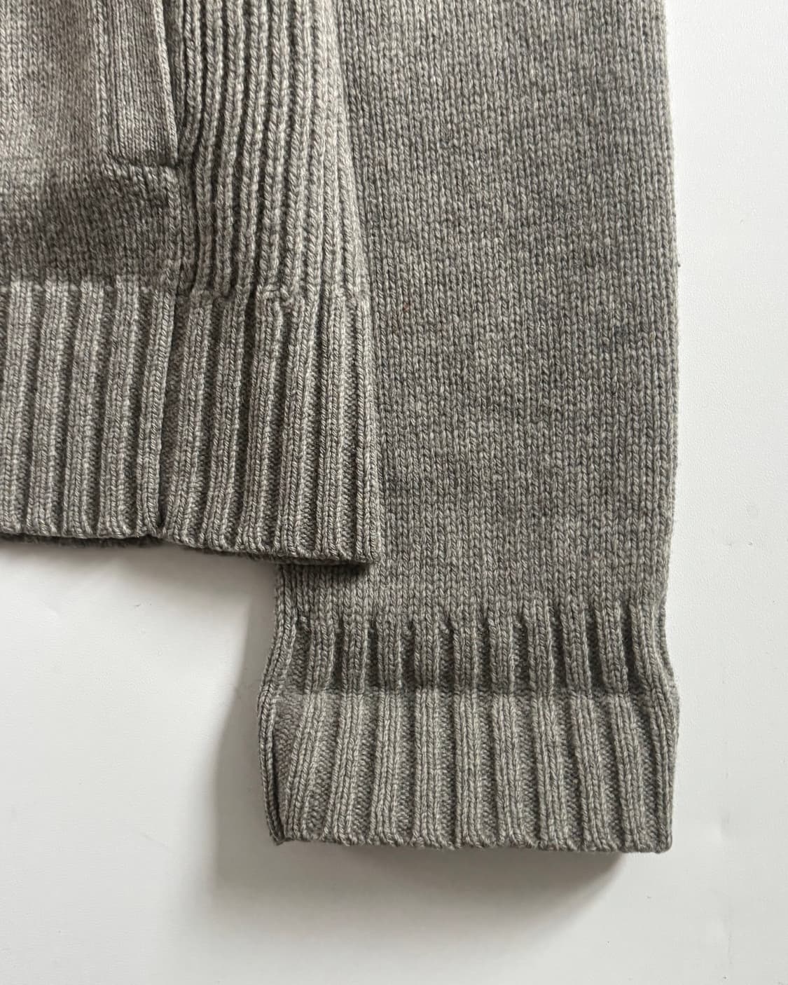 Polo 폴로 랄프로렌 빅포니 넘버링 램스울 2way 니트집업 상품이미지8