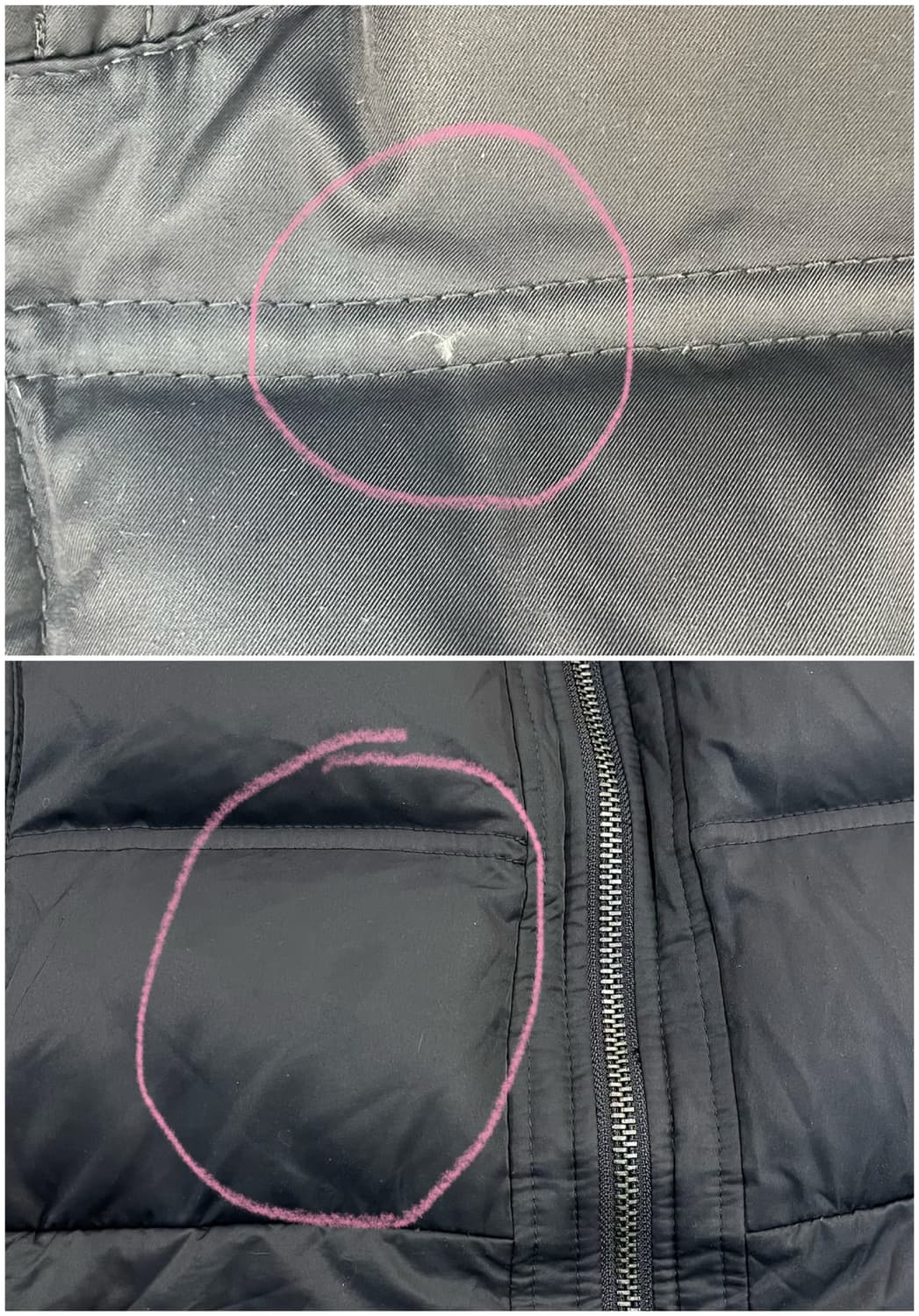 리바이스 패딩 자켓 딥그레이 L #csz3078 상품이미지5