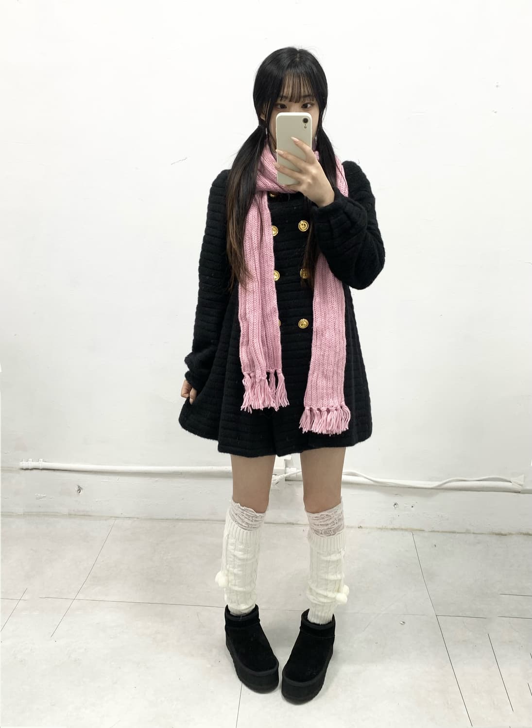 [ALBA ROSA] 코디셋 ! 알바로사 로걀 핑크 아가일 코디셋 상품이미지2