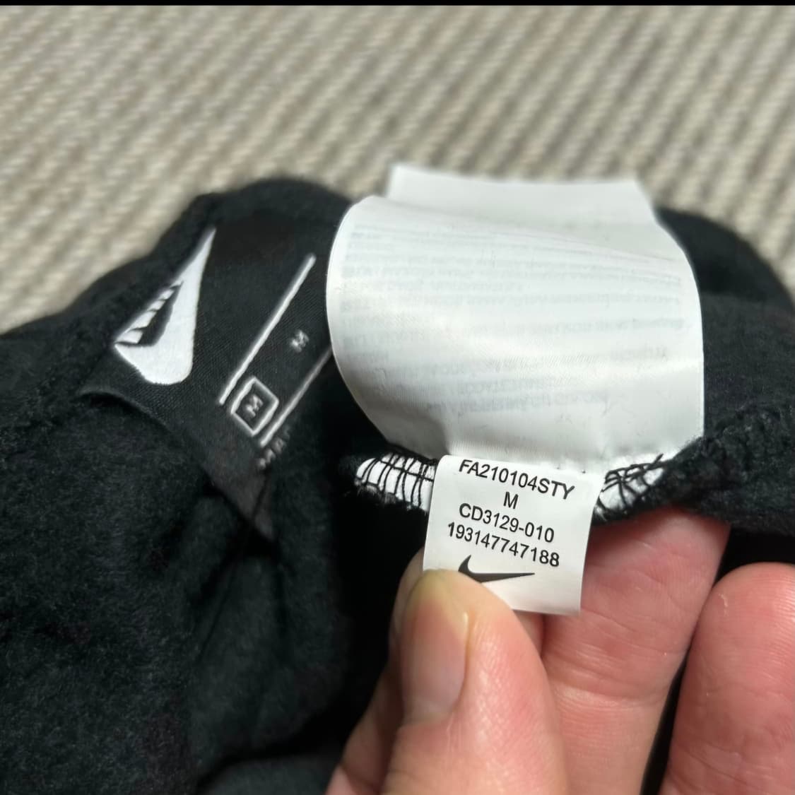 나이키 카고 기모 조거팬츠 입니다 상품이미지4