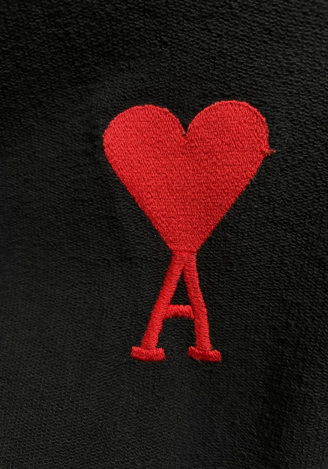 아미 정품 빅하트 후드 블랙 상품이미지4