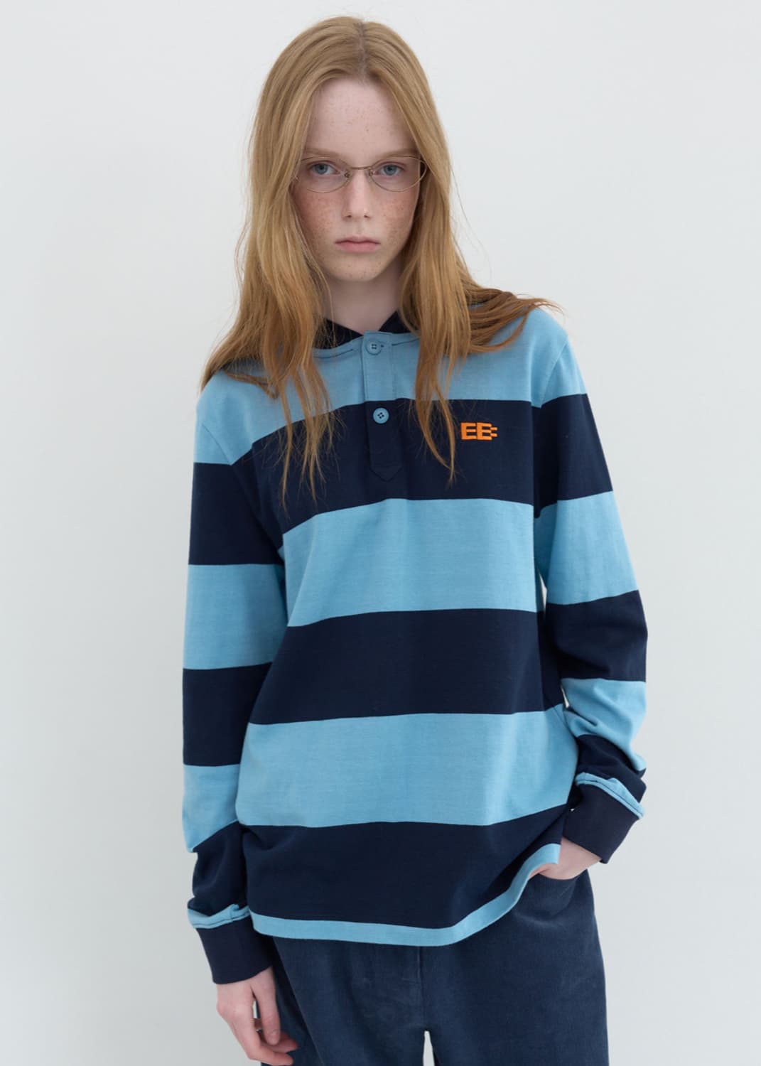 엔조블루스 퍼키 스트라이프 후디 상품이미지1