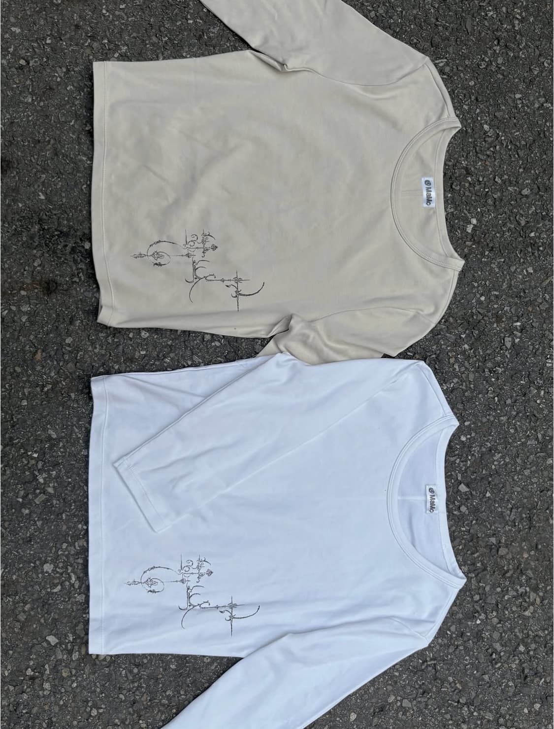 3/4 sleeve tee- ecru 상품이미지4