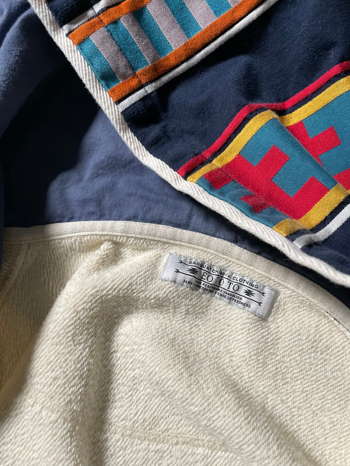 서스콰치 패브릭 Pattern Panel Zip Hoodie 상품이미지6