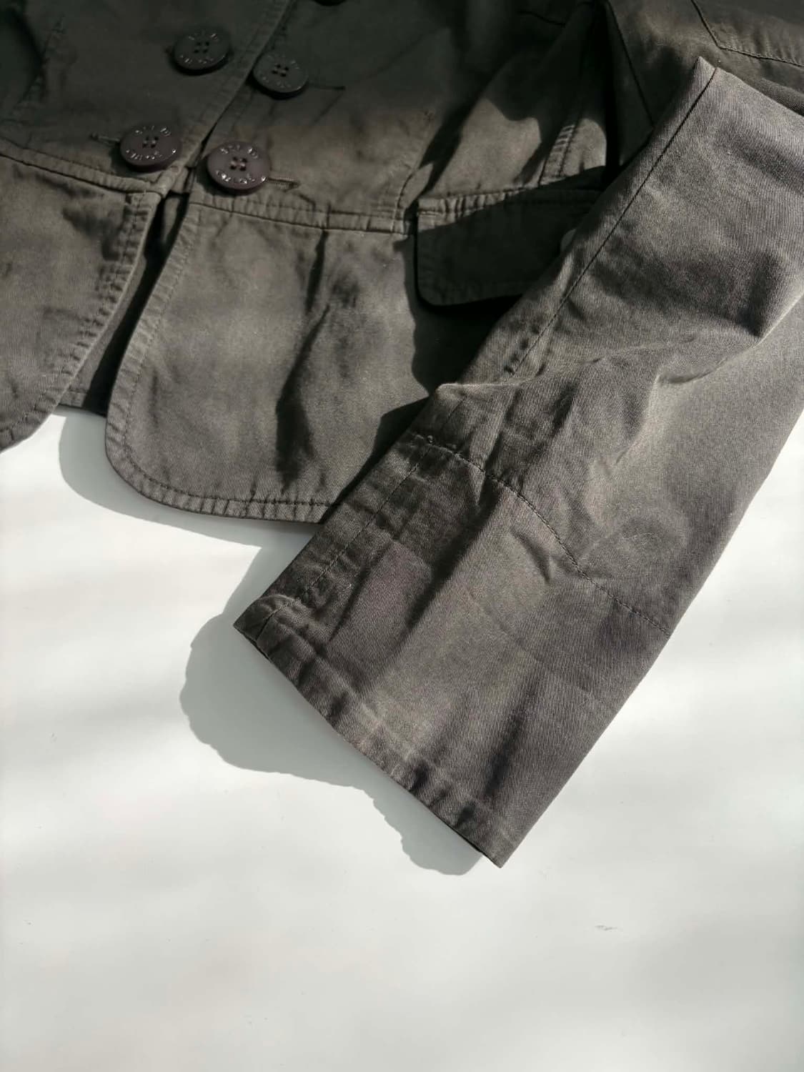 [40] 씨바이끌로에 스냅 코튼 버튼 자켓 상품이미지7