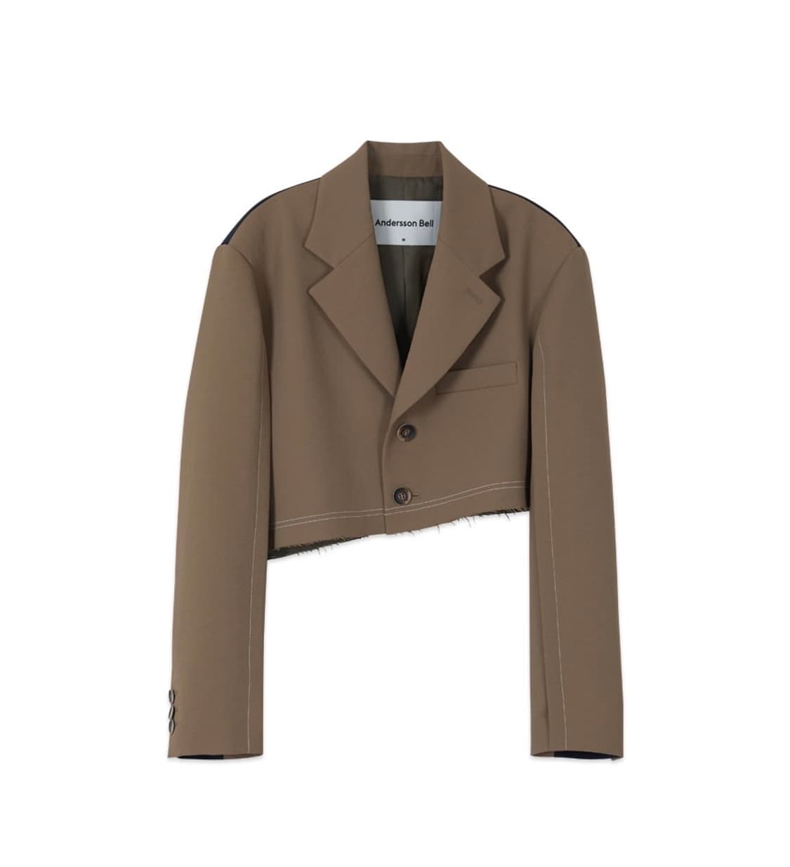 앤더슨벨 투톤 크롭자켓 M 상품이미지1
