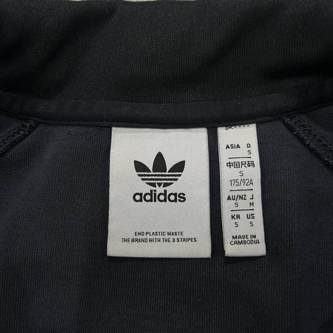 아디다스 블랙/화이트 하프집업 트레이닝복 m 상품이미지2