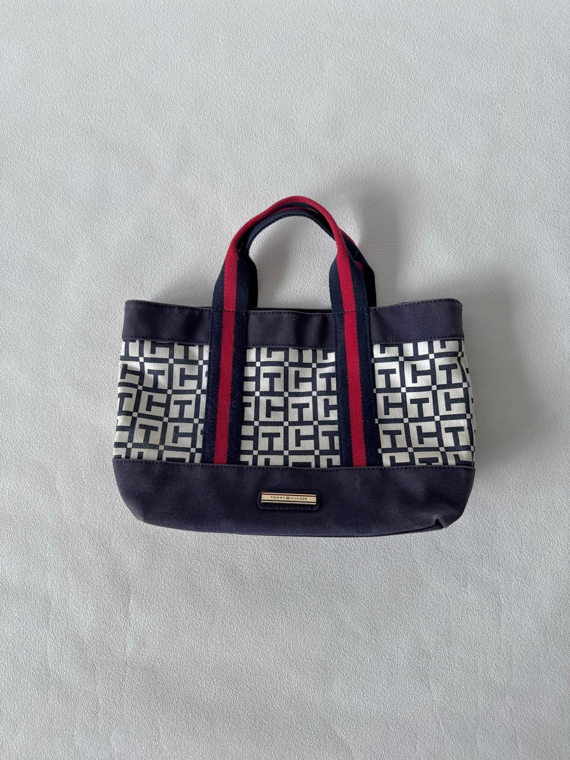 타미힐피거(TOMMY HILFIGER) 코튼 토트백 상품이미지1