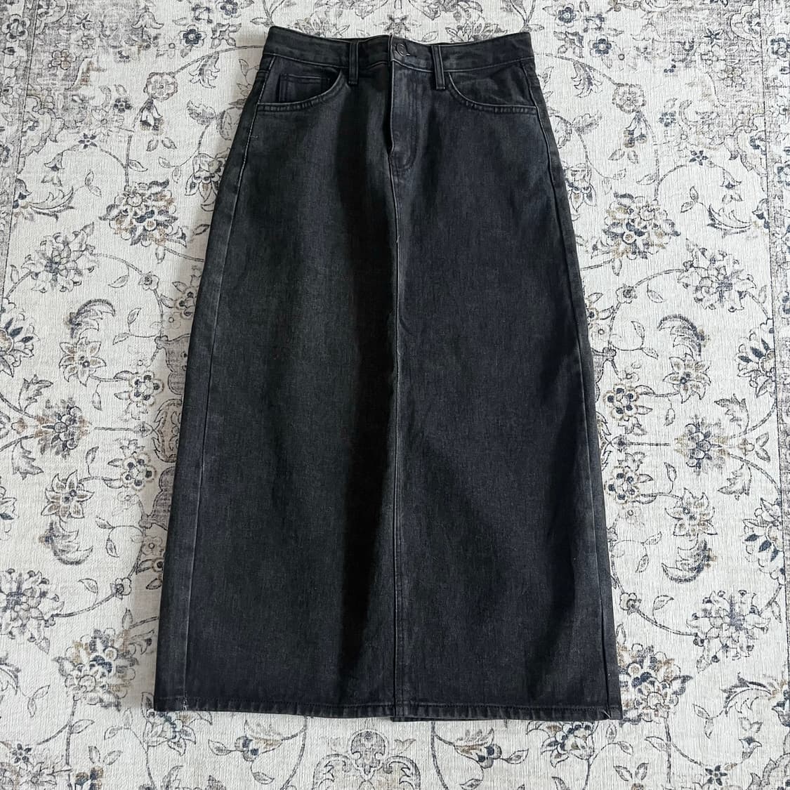 MADE SEOUL 흑청 데님스커트 상품이미지1