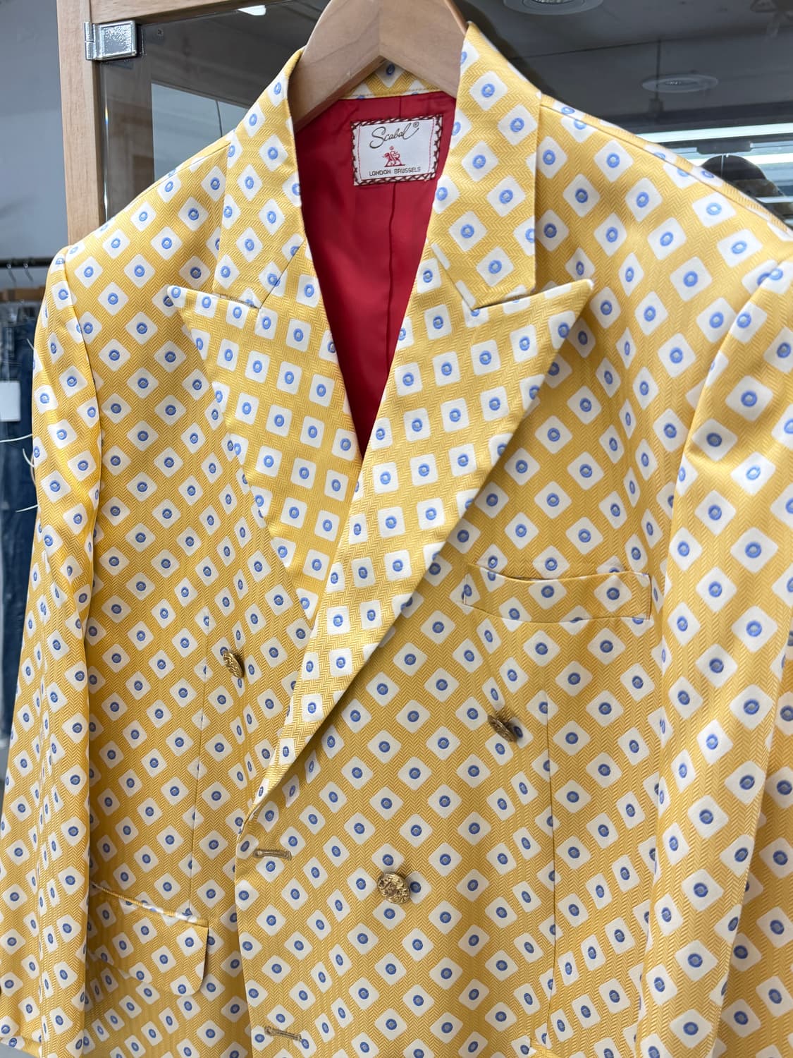 80s geometry double jacket  상품이미지4