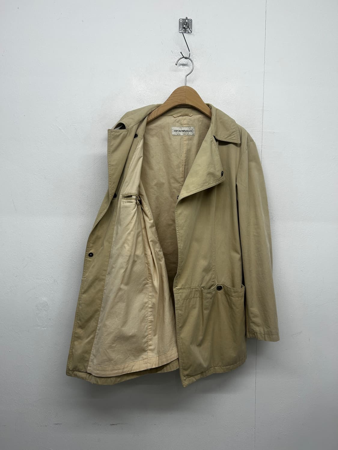 Emporio Armani 엠포리오 아르마니 코튼 코트 자켓 상품이미지4