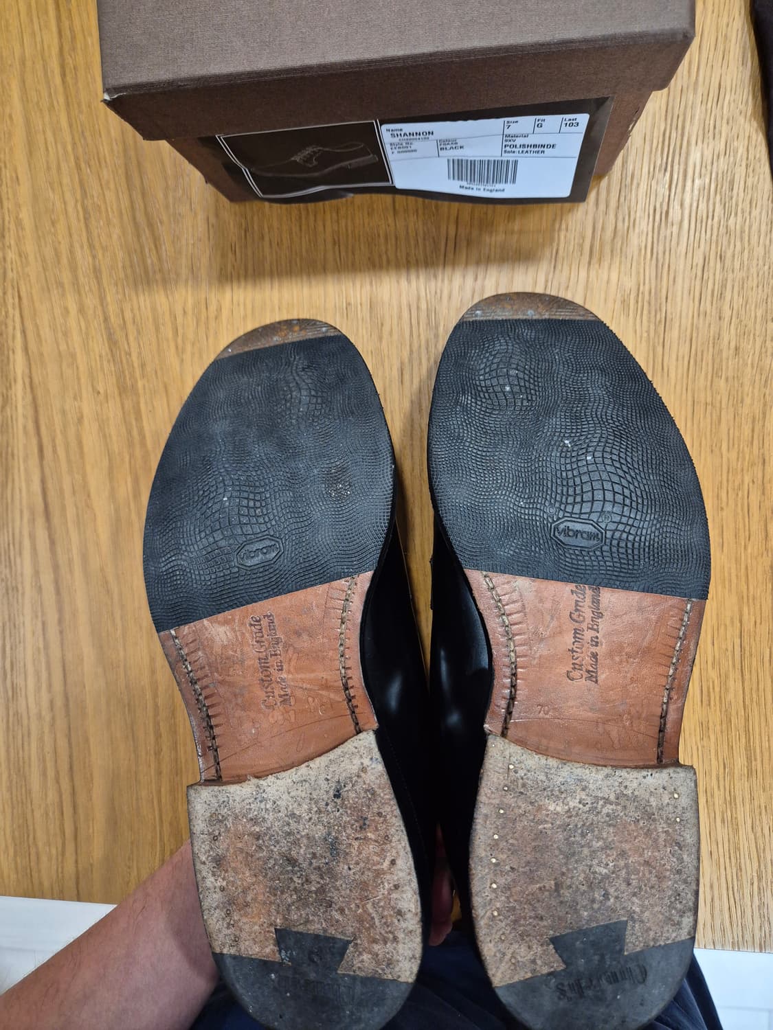 처치스 섀넌 레이스업 더비 7사이즈(발볼G) 상품이미지7