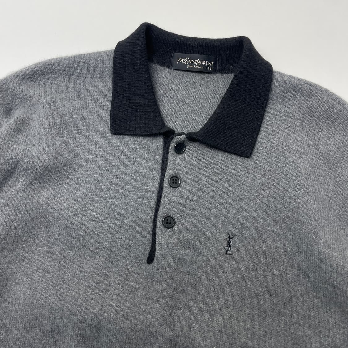 입생로랑 울 니트 카라 롱슬리브 95 상품이미지3