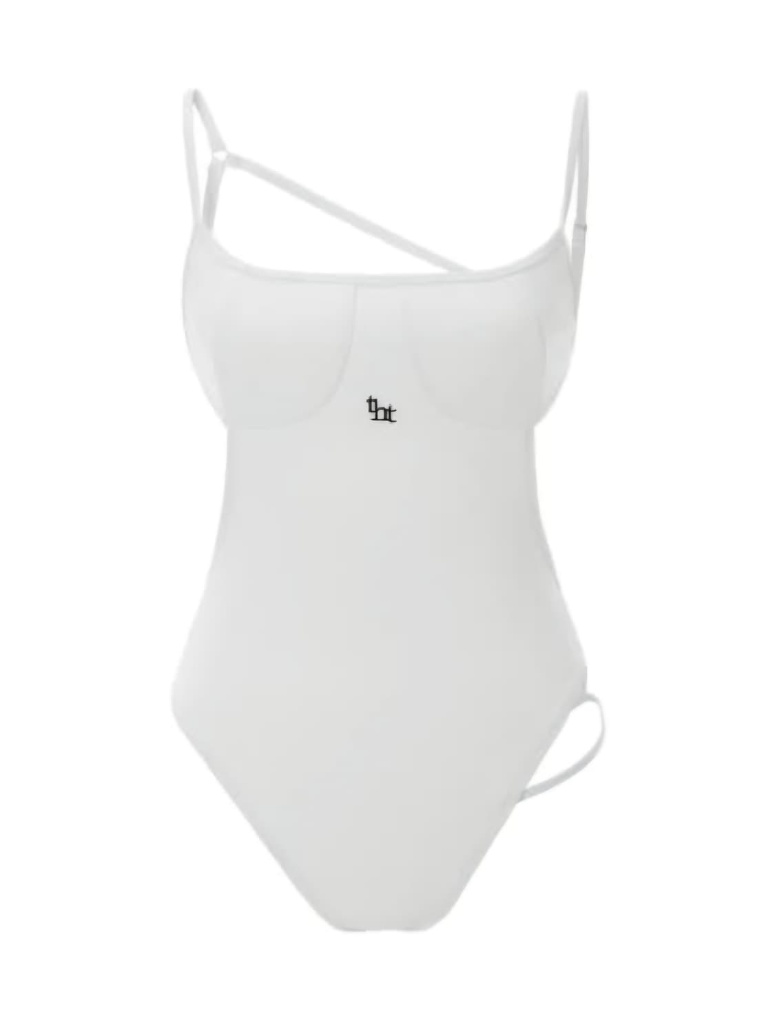 [쓰리타임즈] tht Strap monokini 모노키니 화이트 상품이미지1