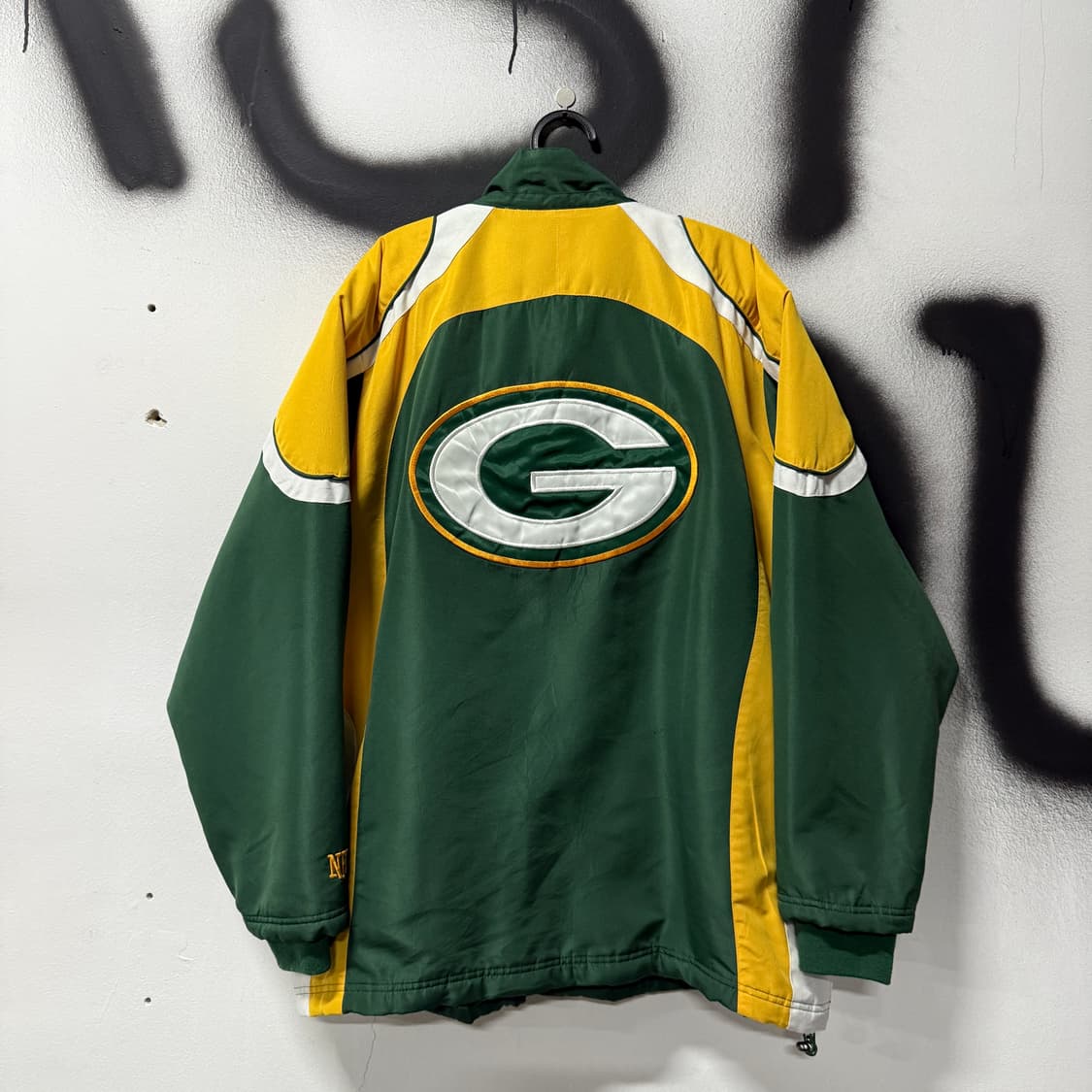 00s NFL 올드스쿨 그린베이 패커스 배색 자켓 상품이미지1