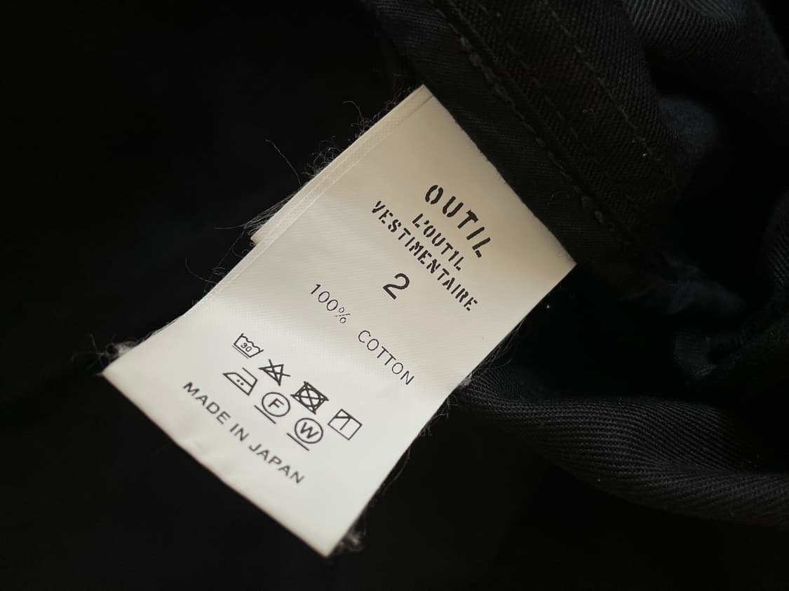 우틸 outil 레숍 별주 몰스킨 코트 블랙 2 상품이미지3