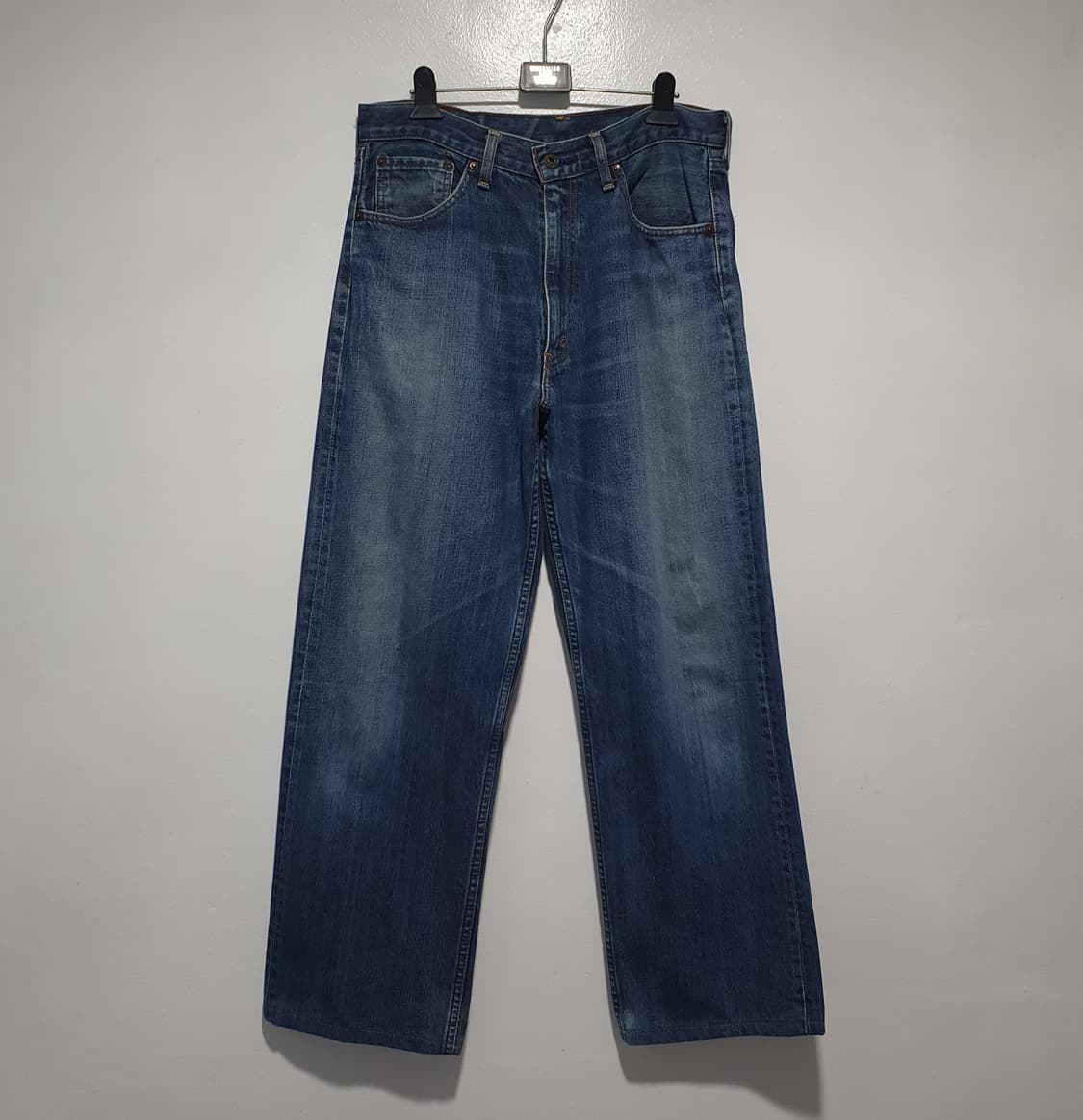 00s 재팬 생산 리바이스 504 워싱 데님 팬츠 청바지 (32인치) 상품이미지1