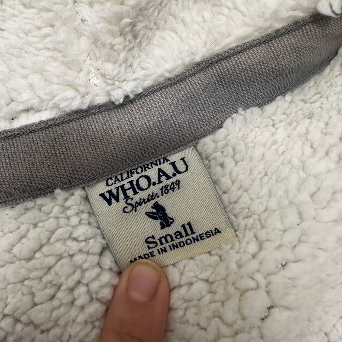 후아유 캘리포니아 여성 털 후리스 후드집업 그레이 S 상품이미지9