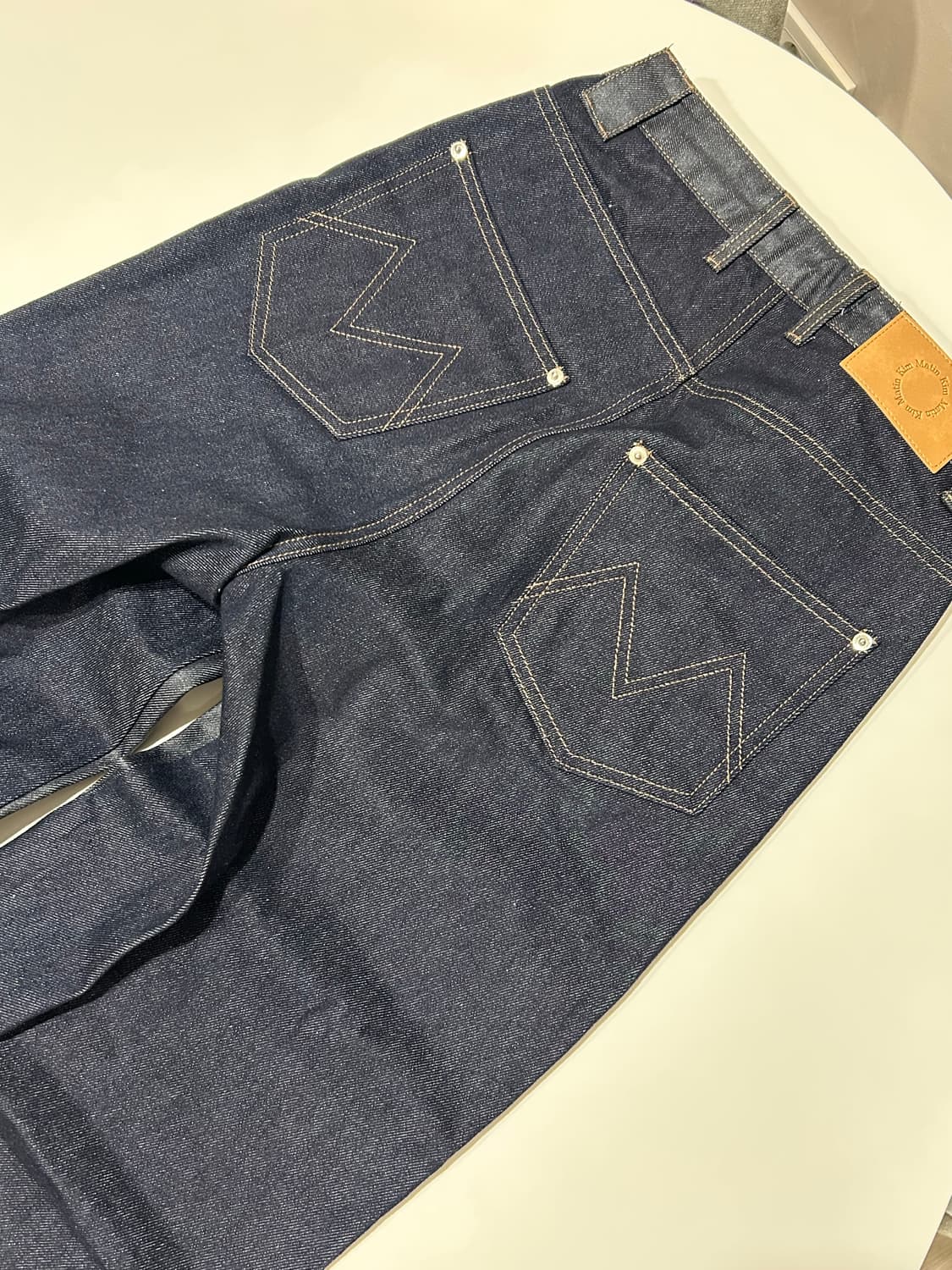 마뗑킴(Matin Kim) 생지 데님 팬츠 S 상품이미지2