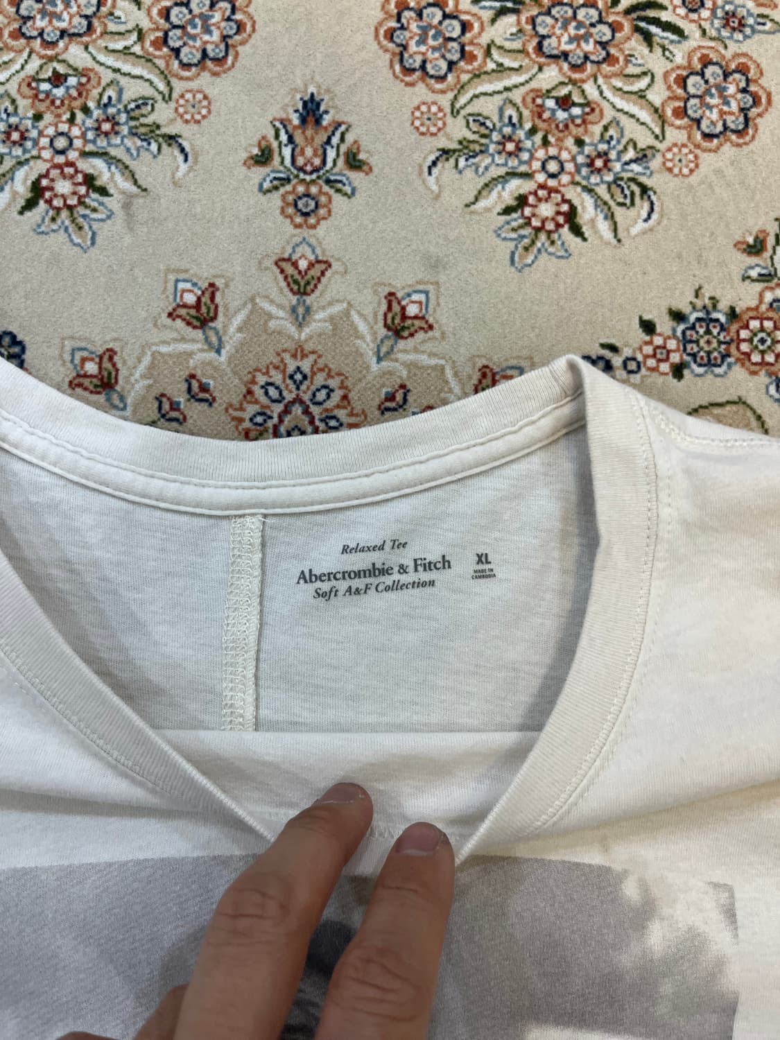 아베크롬비 지미 핸드릭스 프린팅 반팔 티셔츠 상품이미지4