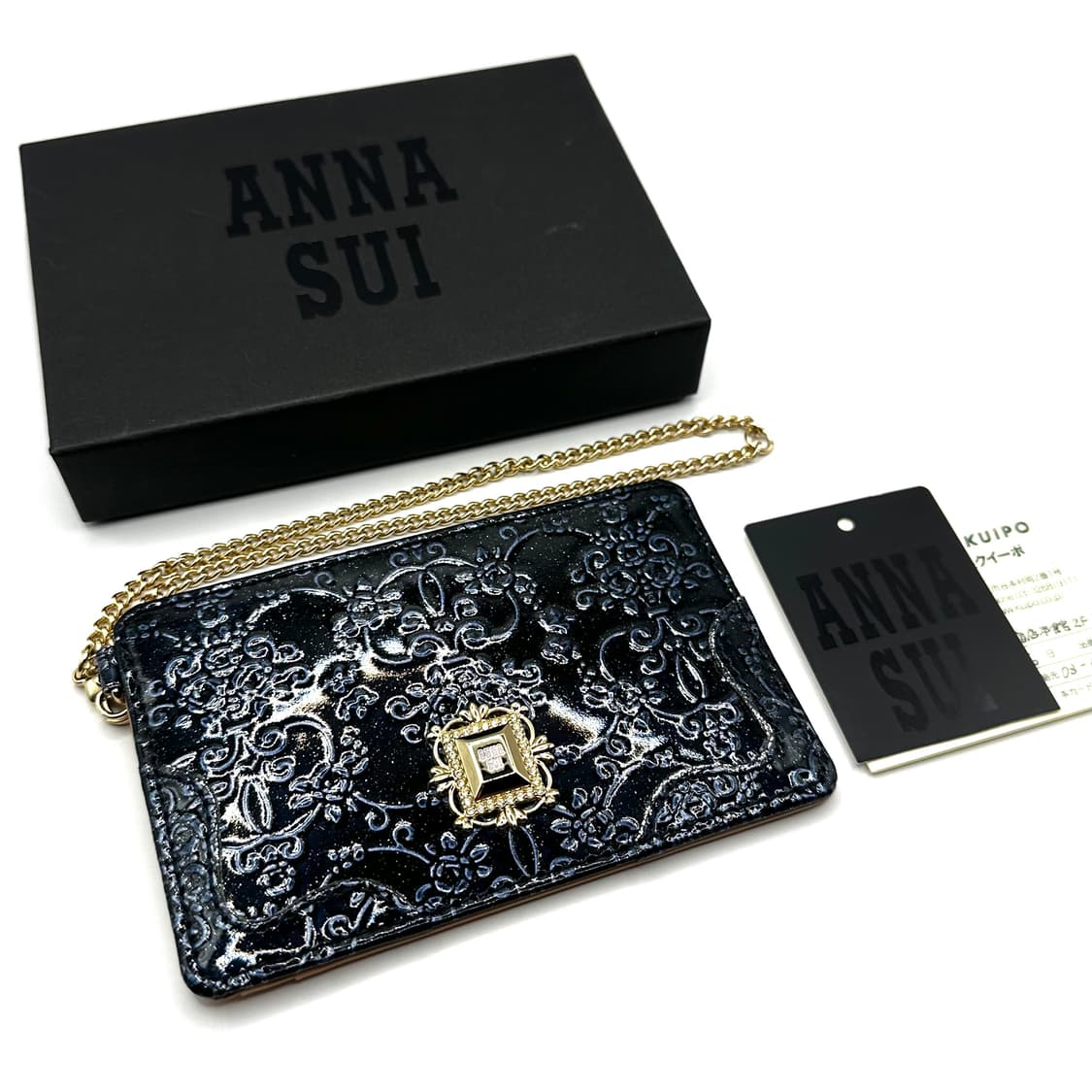 Annasui  루미에르 시리즈 카드지갑 네이비 상품이미지3