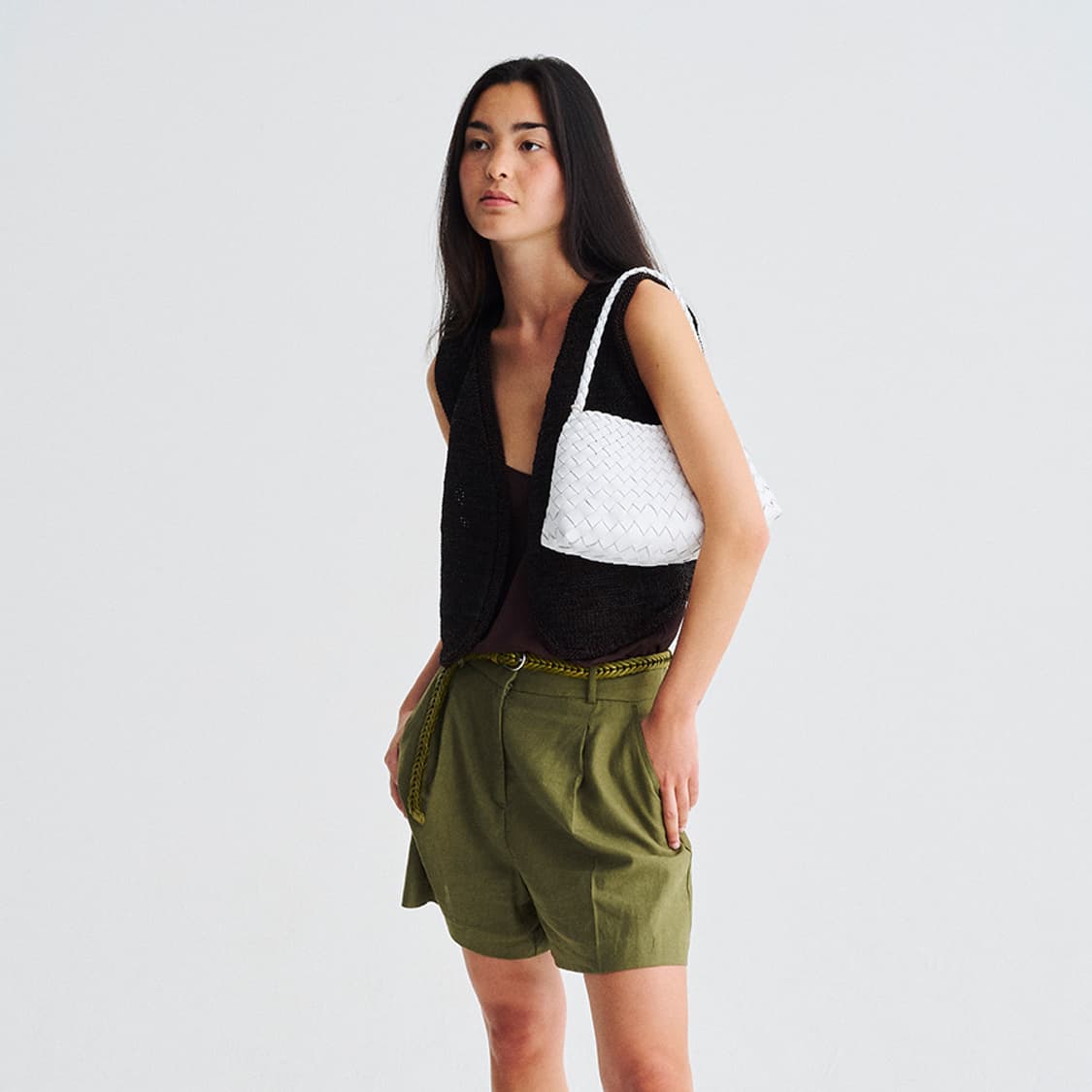 드래곤디퓨전 로잔나 숄더백 화이트 8943 상품이미지2