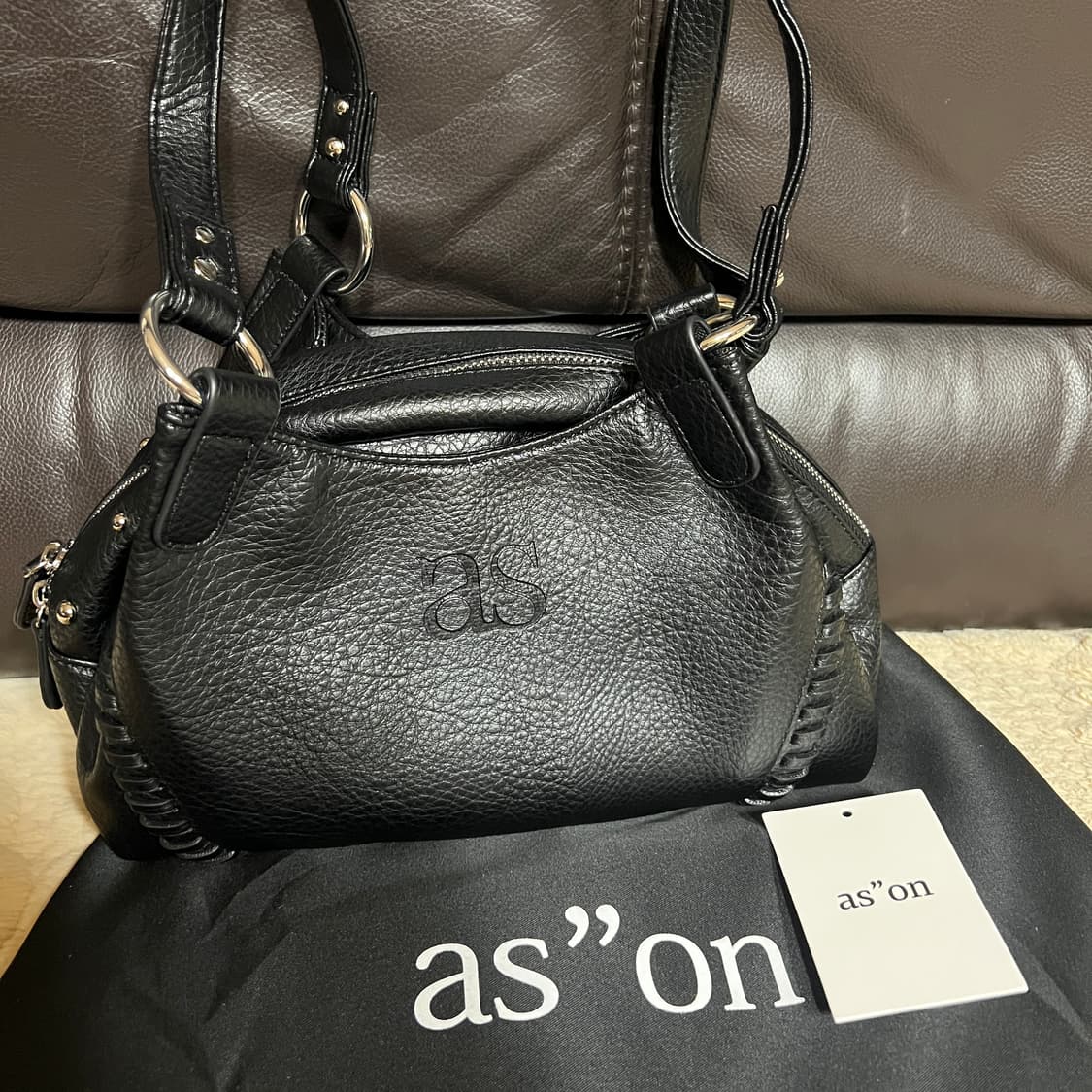 애즈온 보니타 미니백 블랙 상품이미지4