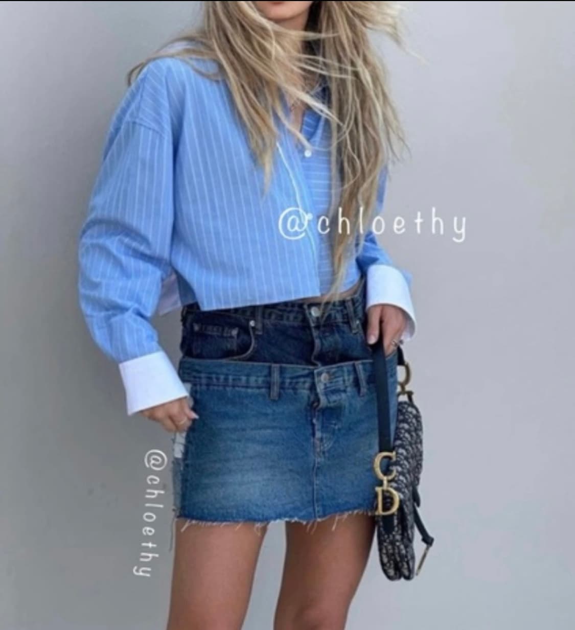 자라 더블 데님 미니스커트 상품이미지9