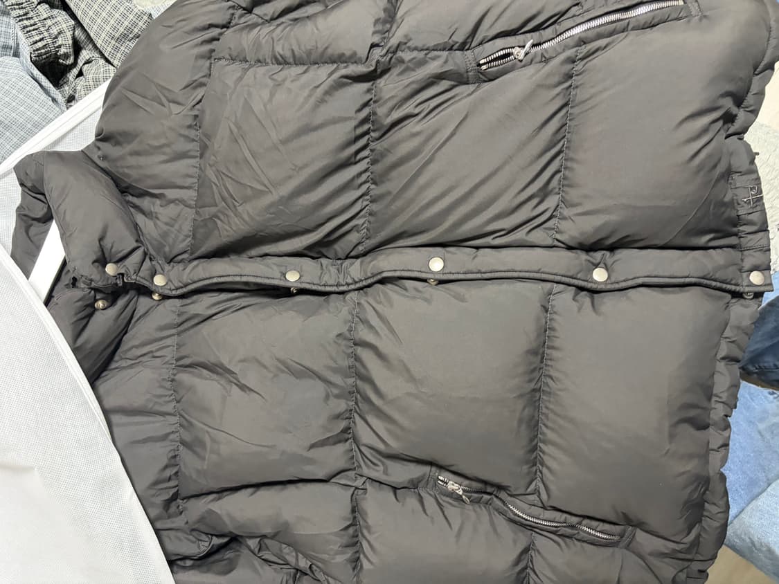 폴리테루 다운푸퍼 다크차콜브라운4 상품이미지2