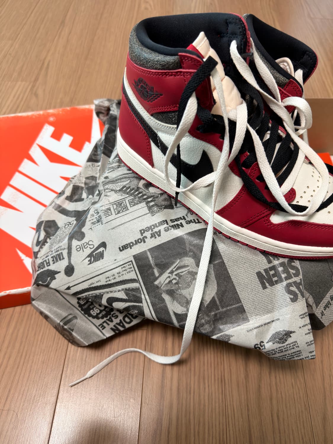 나이키 에어 조던 1 레트로 og 하이 2022 260mm 상품이미지3