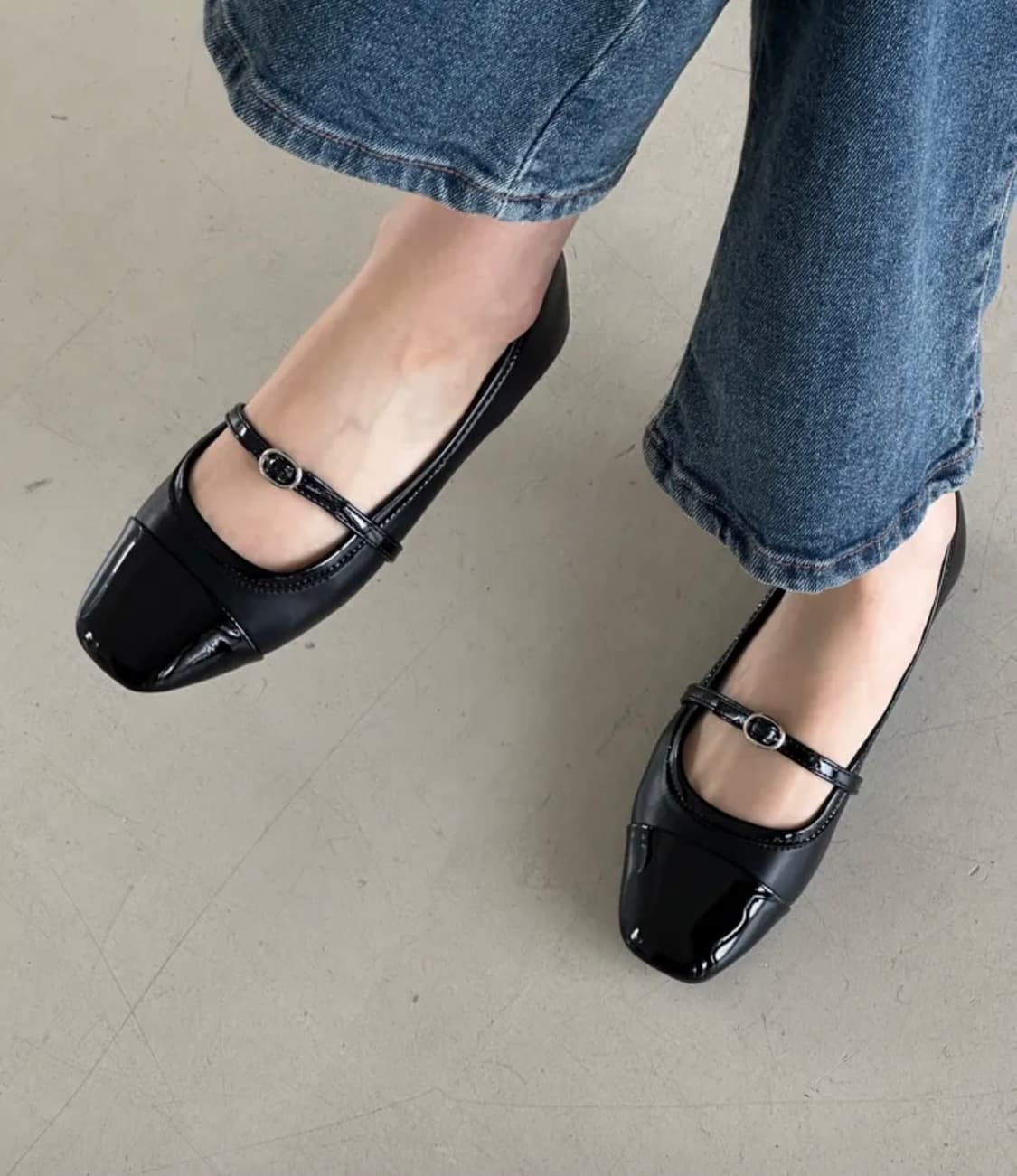 블랙 메리제인 플랫슈즈 상품이미지3