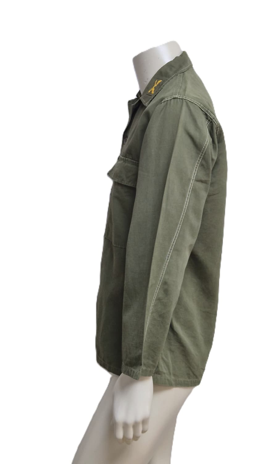 육군 구형 정찰대 보병 중위 정글복 민무늬 전투복 상의 자켓 (M) 상품이미지2