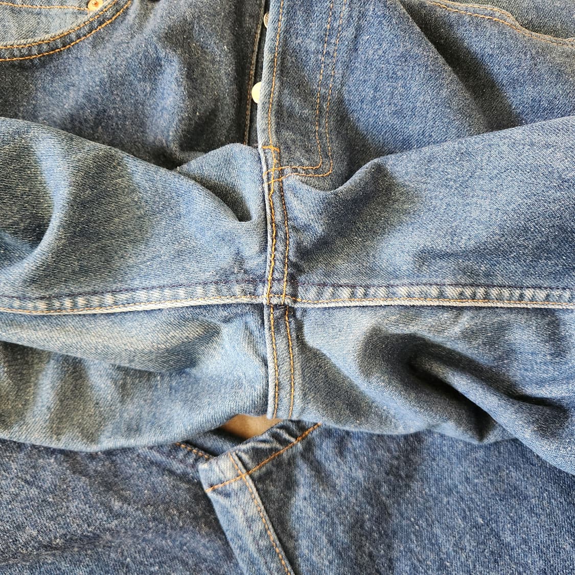 90s Levi's 리바이스 501 USA 진청 W33 L34 상품이미지8