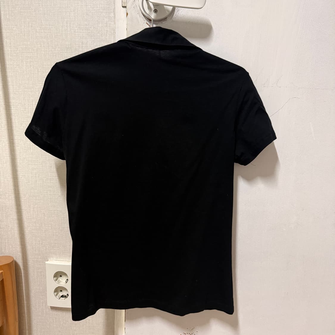 [S] 리포스 져지 실켓 반팔 셔츠 블랙 상품이미지4