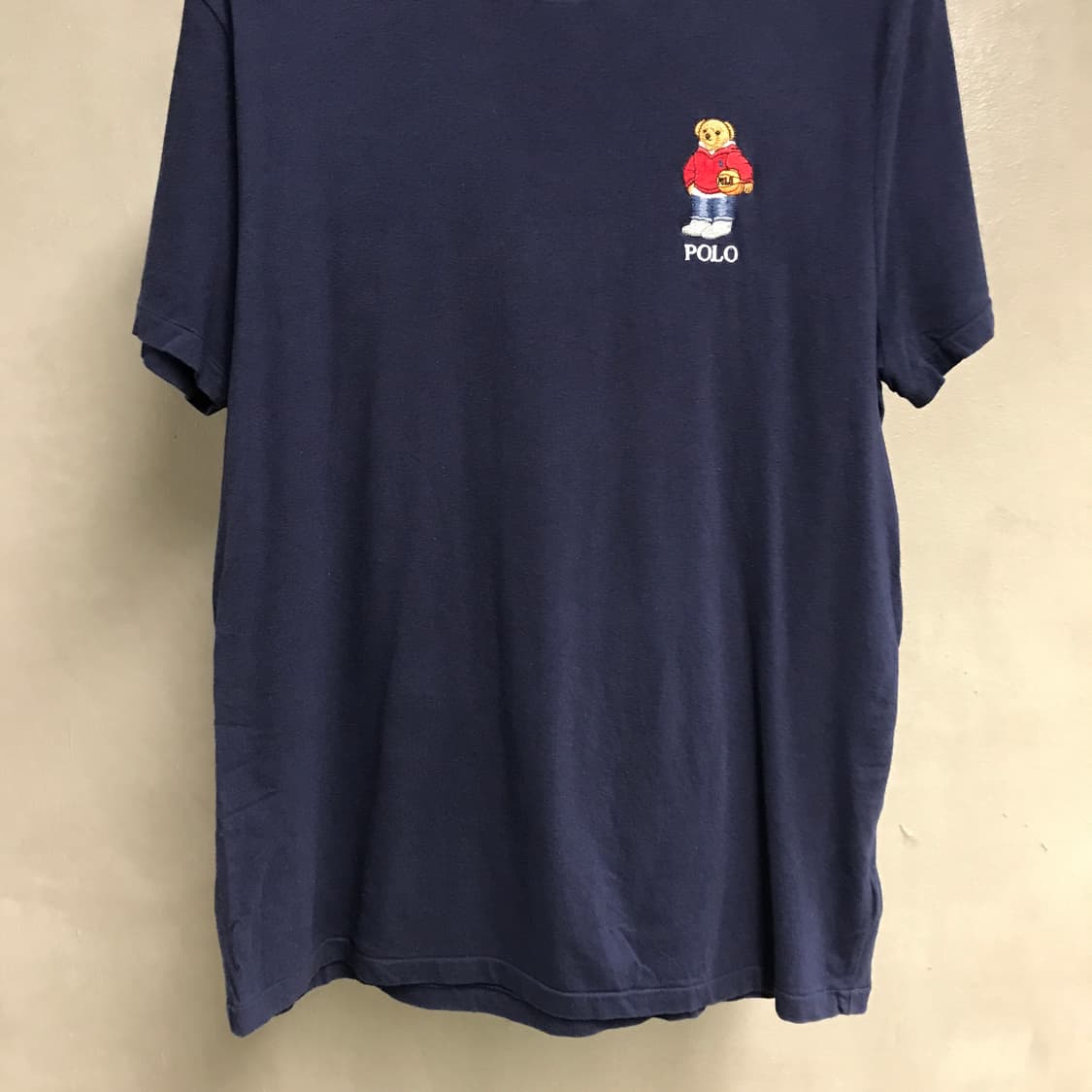 폴로 랄프로렌 QR 베어 반팔 티셔츠 네이비 L 상품이미지3