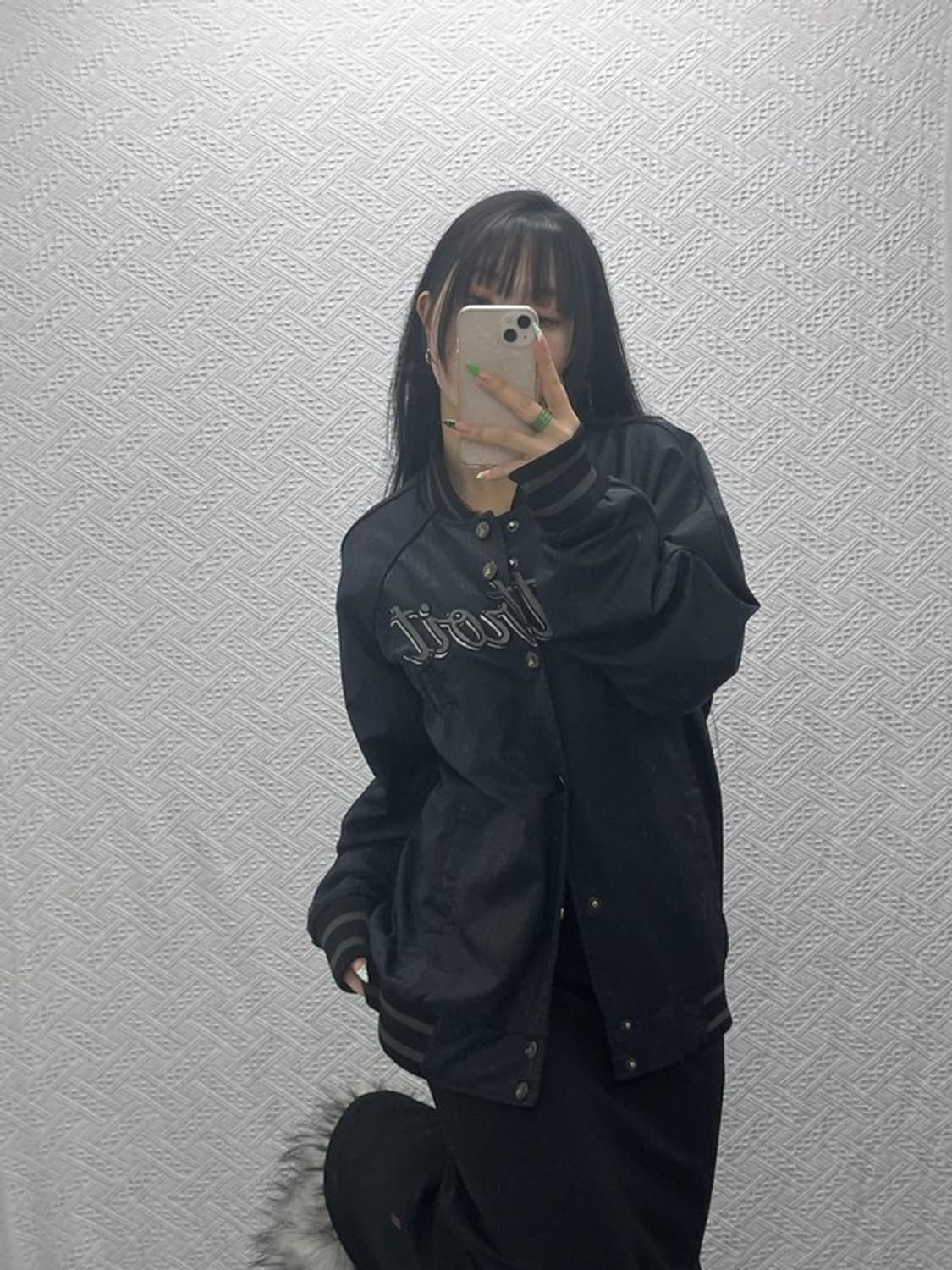 MLB 티트로이트 펑크 스컬 오버핏 바시티 자켓 100 C08900 상품이미지2