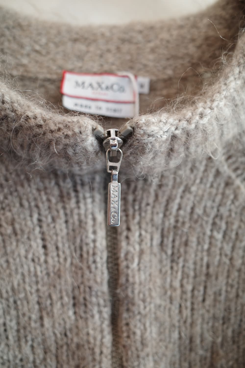 MAX MARA 막스마라 모헤어 집업 니트 (MADE IN ITALY) 상품이미지4