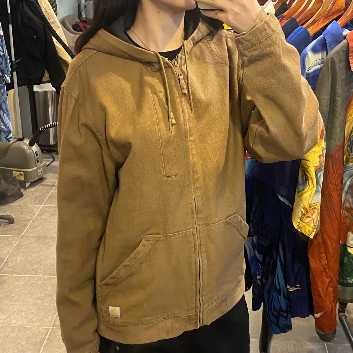 [NO.9] VTG 후드집업 브라운 상품이미지2