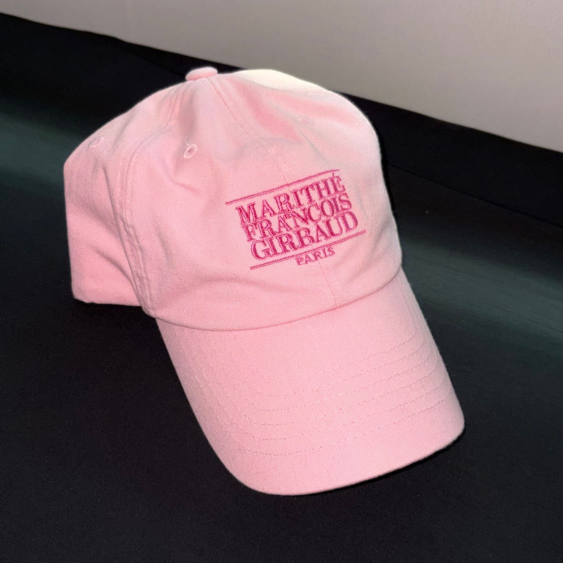 마리떼 스몰 클래식 로고 핑크볼캡 상품이미지2