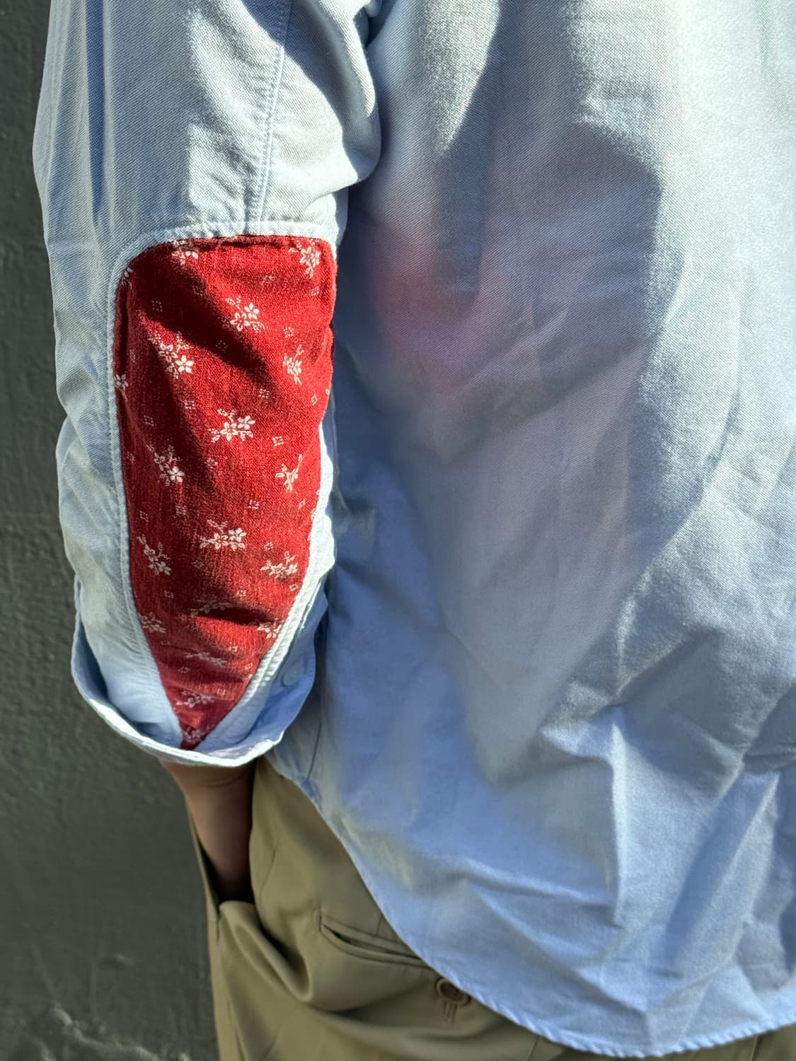 비즈빔 엘보우 패치 셔츠 상품이미지1