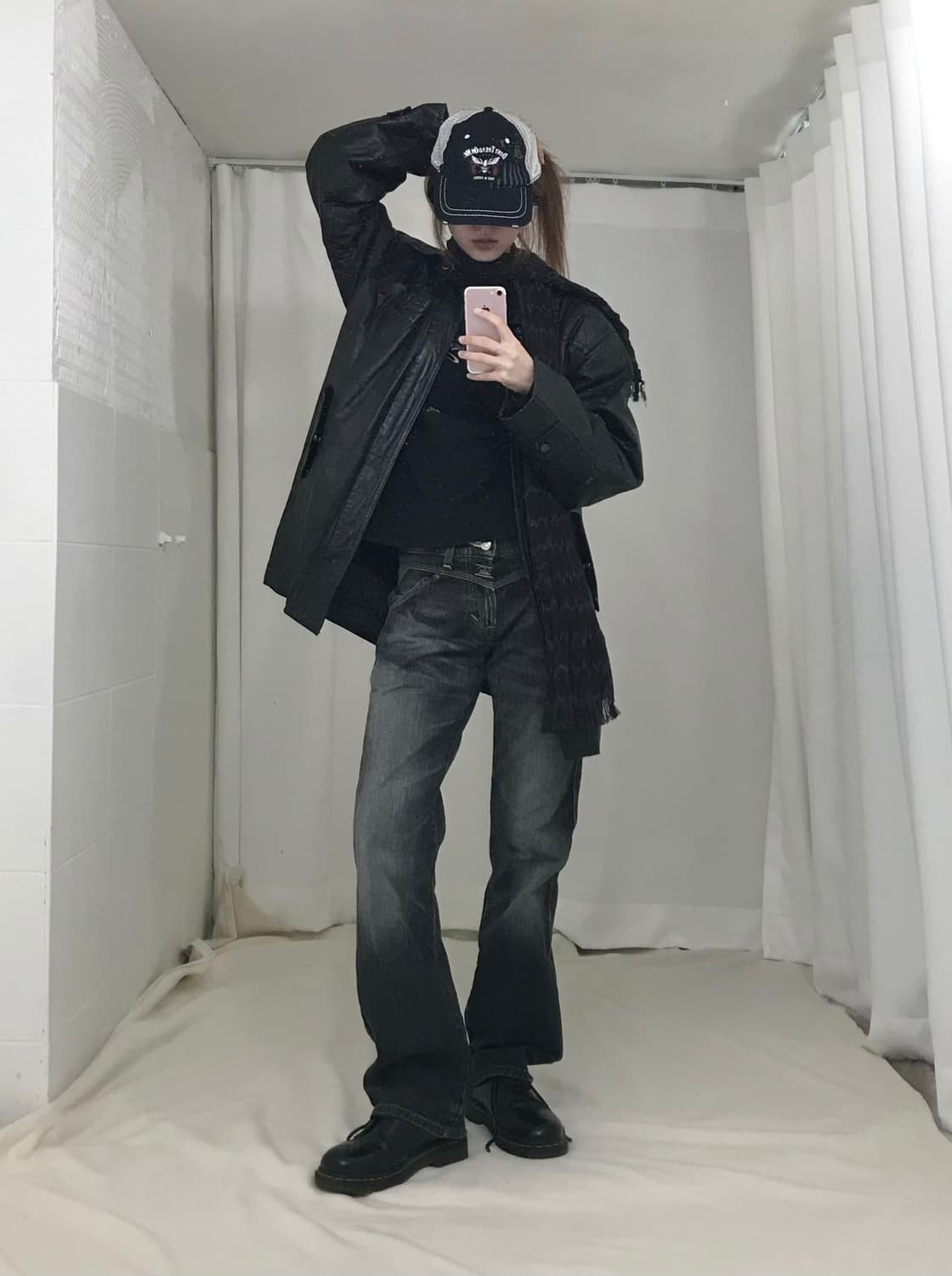 에드윈 펑크 오리엔탈 블랙 시크 코디 세트 상품이미지2