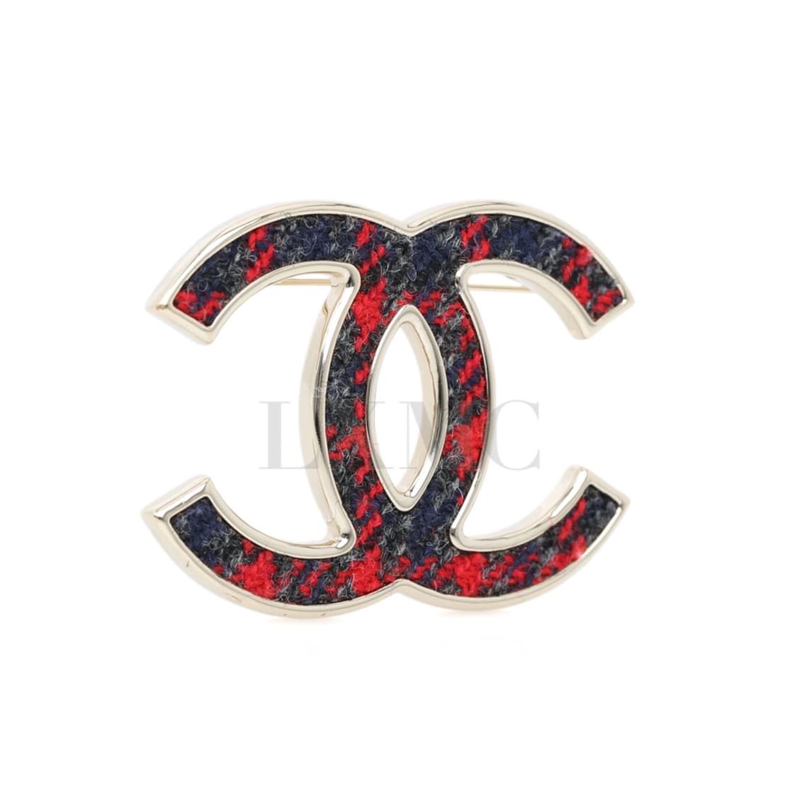 샤넬 브로치 CC 로고 브롯치 레드 트위드 브로치 펜던트 상품이미지2