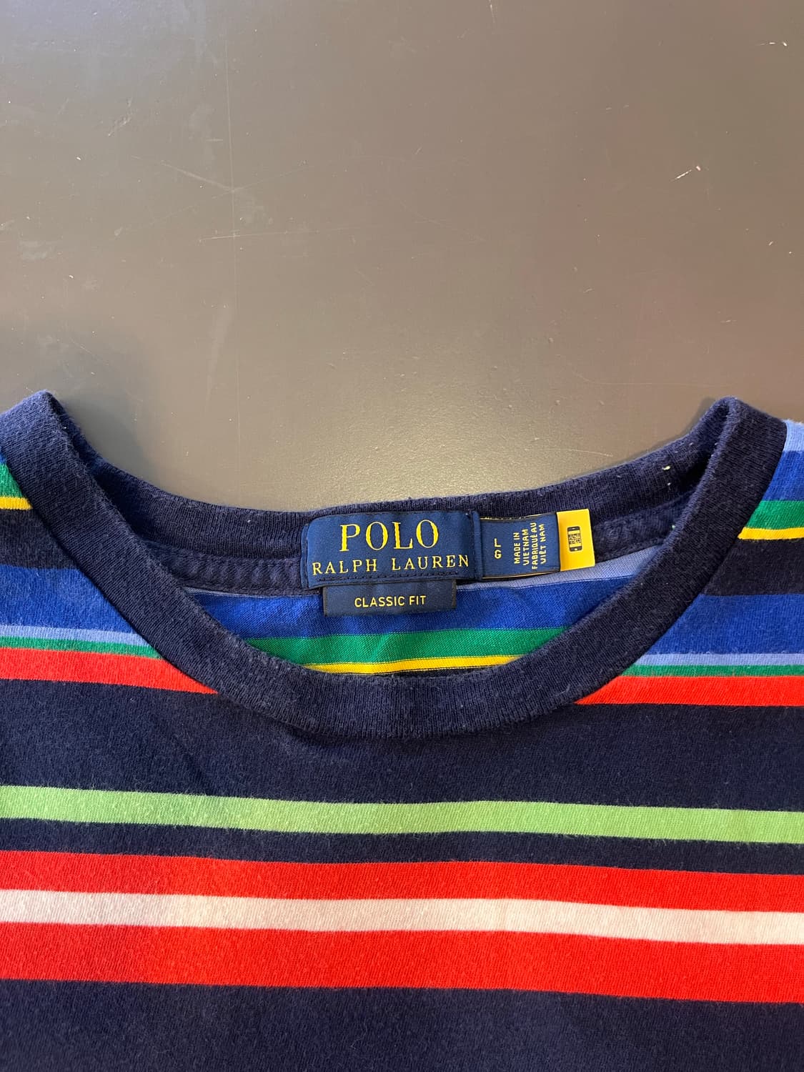 폴로 랄프로렌 멀티 스트라이프 반팔 티셔츠 상품이미지4