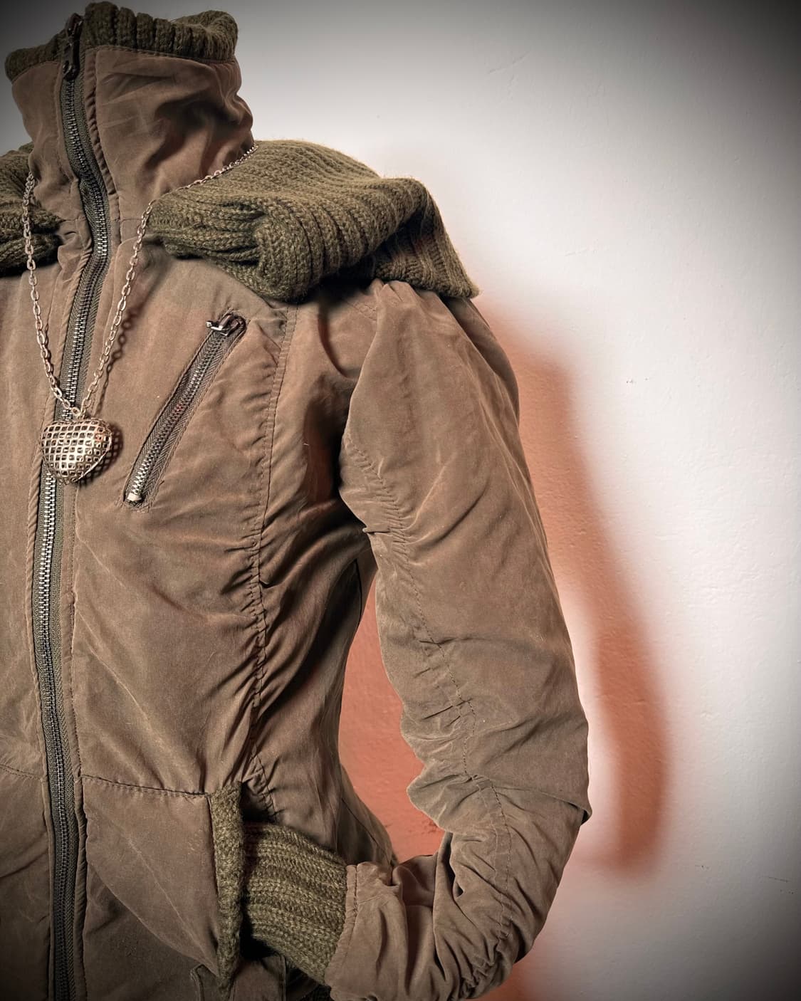 2000s 셔링 디테일 야상자켓 상품이미지4