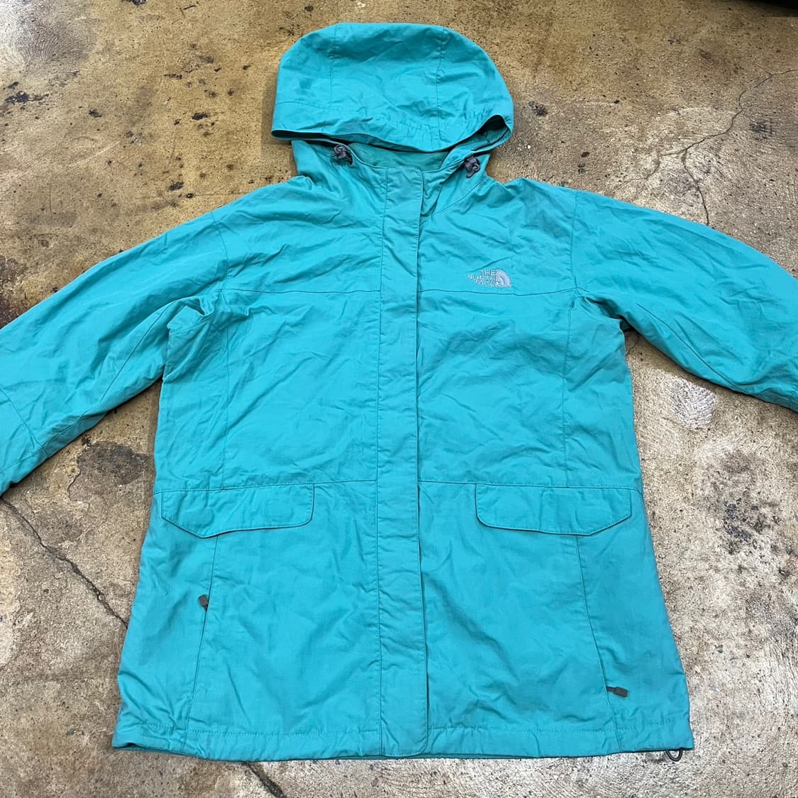 [정품/90,L] 노스페이스 바람막이 후드 자켓 민트 b14 상품이미지3